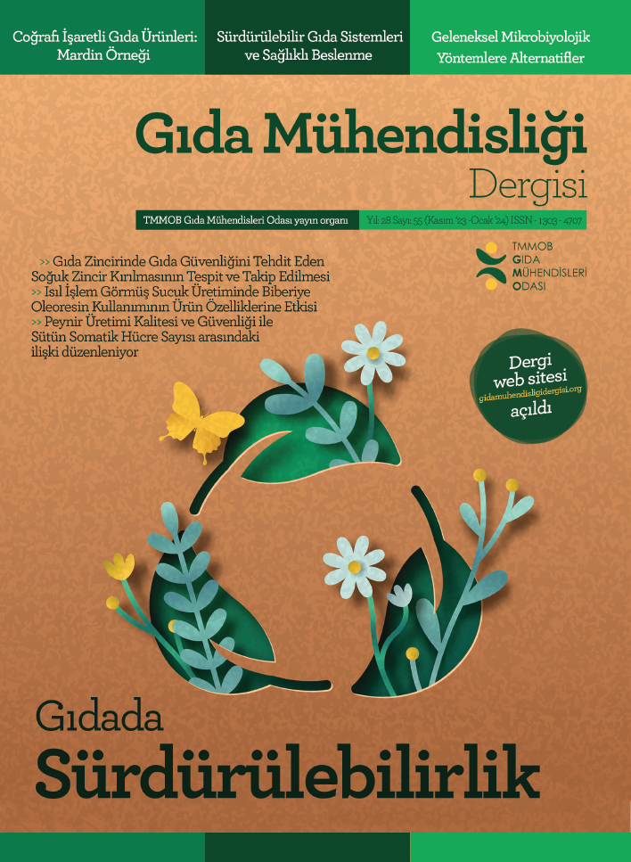 GIDA MÜHENDİSLİĞİ DERGİSİ 55. SAYI 11.03.2024
