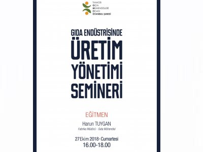 ÜRETİM YÖNETİMİ SEMİNERİSEMİNER DUYURUSU