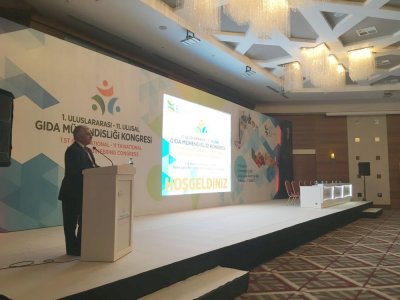 1 ULUSLARARASI 11 ULUSAL GIDA MÜHENDİSLİĞİ KONGRESİNİ BAŞARIYLA TAMAMLADIK