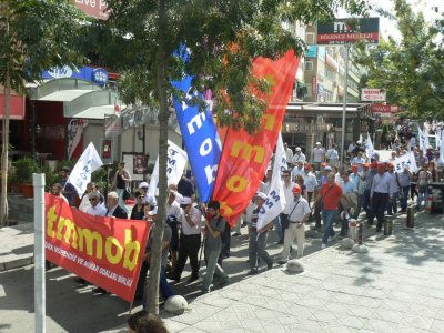 19 EYLÜL TMMOB MÜHENDİS MİMAR VE ŞEHİR PLANCILARI DAYANIŞMA GÜNÜ`NDE ALANLARDAYDIK