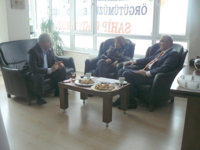 MİLLETVEKİLİ ENSAR ÖĞÜT&#8217;TEN ODAMIZA ZİYARET