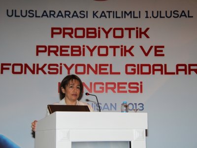 ULUSLARARASI KATILIMLI 1 ULUSAL PROBİYOTİK PREBİYOTİK VE FONKSİYONEL GIDALAR KONGRESİ`NE KATILDIK
