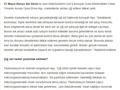 GIDA GÜNDEMİ İNTERNET SİTESİSÜT HAKKINDA EN BÜYÜK YANILGIMIZ